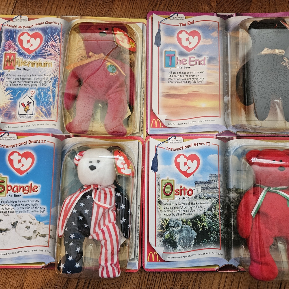 Ty Beanie Babies International Bears Collection